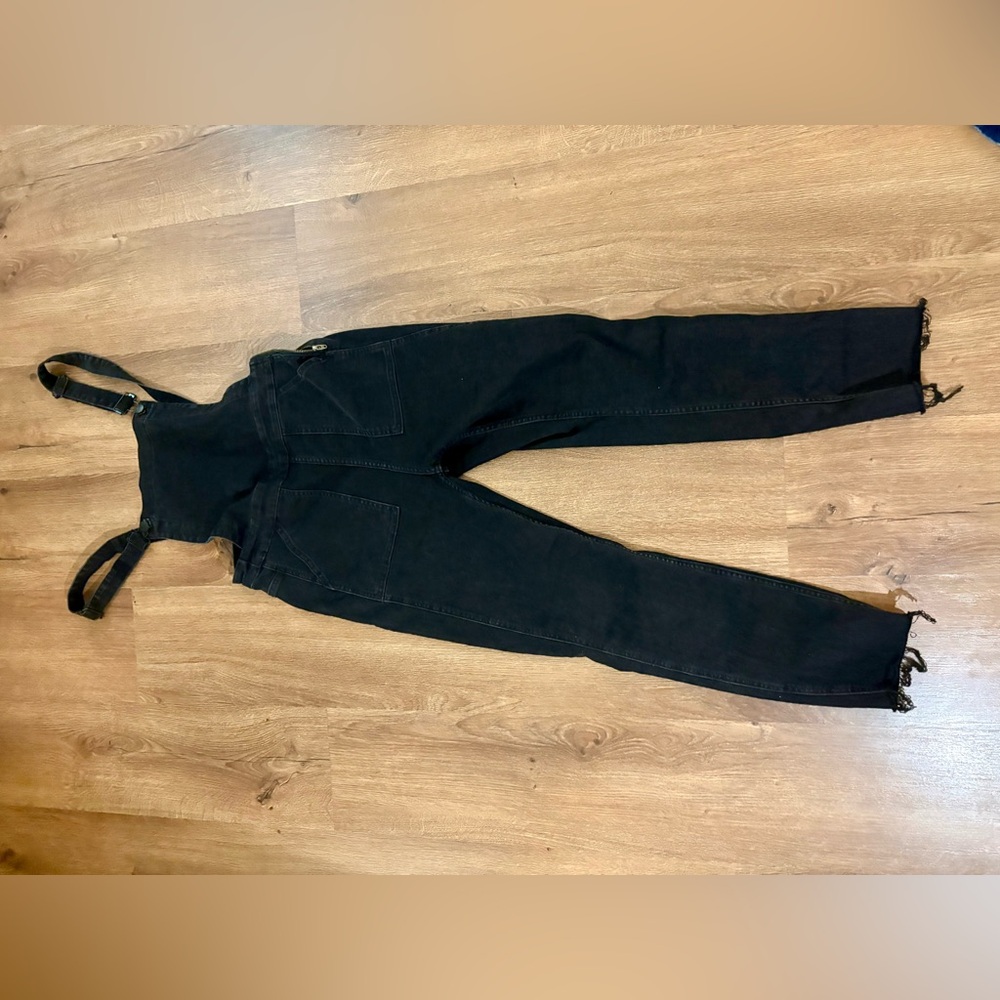 Madewell Black Denim Overalls